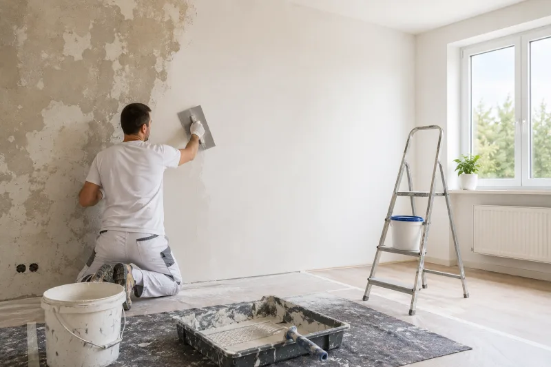 Wände glätten statt tapezieren: Wann lohnt sich Spachteln?